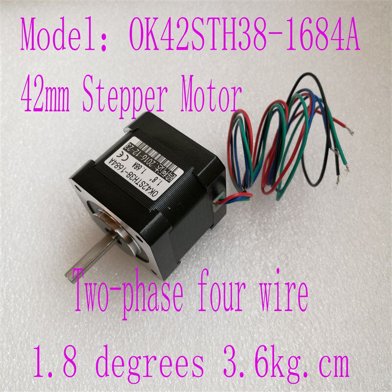 NEMA 17 Stepper Motor 1.8 42mm 36N.cm OK42STH38-1684A - 实物图