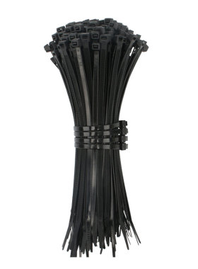 HUADA华达尼龙扎带8*200非标网线整理白色缎带捆绑带束线机房桌面