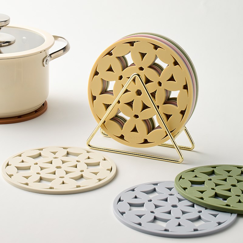 米立风物镂空硅胶餐垫碗垫菜盘垫子杯垫家用隔热垫餐桌防烫锅垫