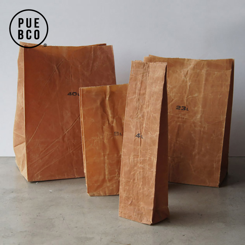日本PUEBCO时髦复古杂货袋做旧手持环保购物袋面包袋家居收纳袋