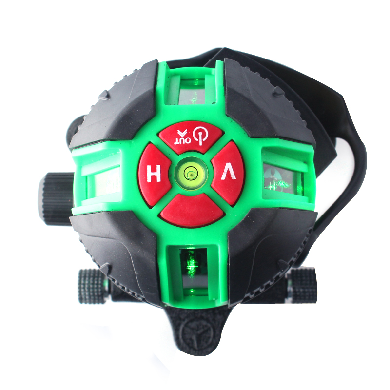 福科达绿光528/538/558E锂电水平投线仪2/3/5线室内外强光打斜线