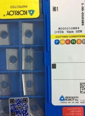 KORLOY克洛伊 铜铝专用数控铣刀片APKT1604PDFR-MA H01