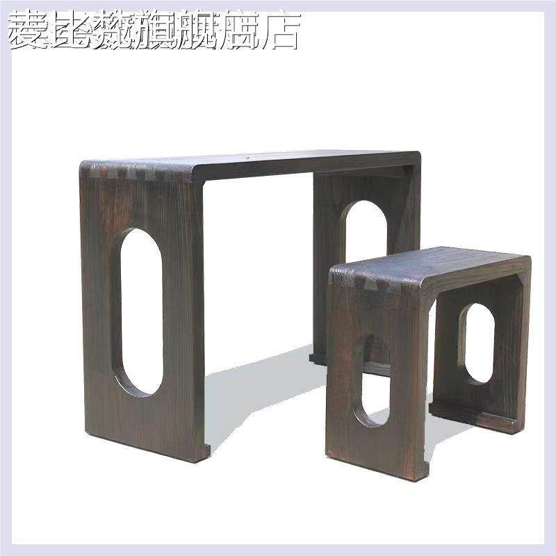 麦比梵纯业木古琴 桌 凳古风手工专多功桐能实木一体 桌 凳厂家直