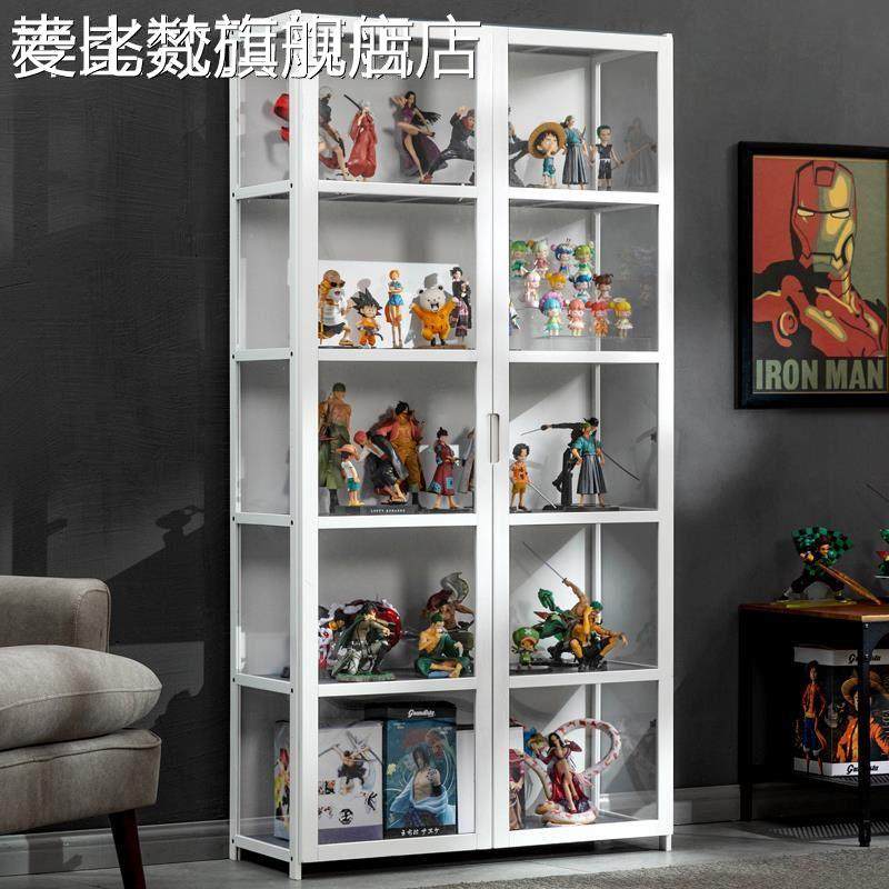 麦比梵手办展示柜亚克力展示架烟柜玻璃柜台化妆品产品摆件陈列柜子收