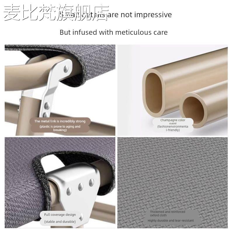 麦比梵折叠床单人床午睡家用简易午休床行军床办公室陪护便携多功能躺 椅摆件饰品垫垫