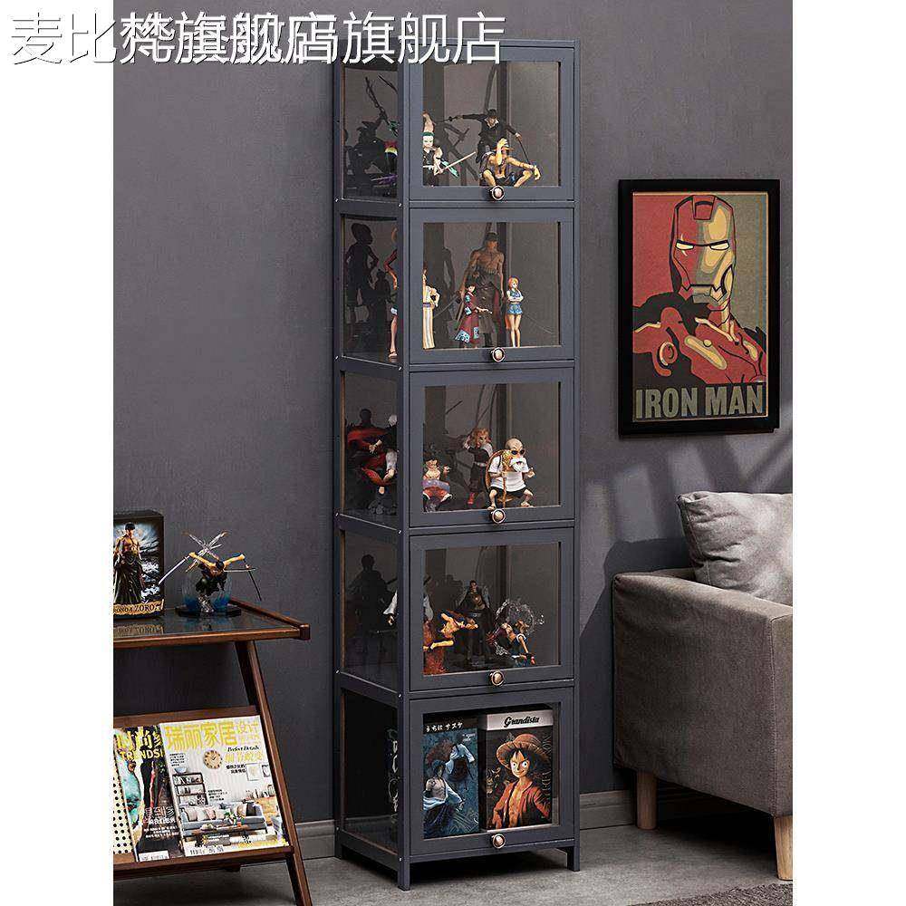 麦比梵手办展示柜亚克力展示架非玻璃化妆品货架家用陈列柜子家用床笠拉车