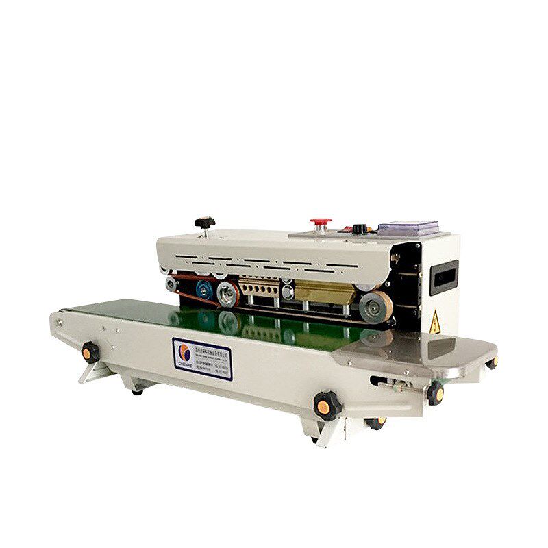 自动封口机d商用连续封口机酸奶塑料袋薄膜封口机包装机印字塑封