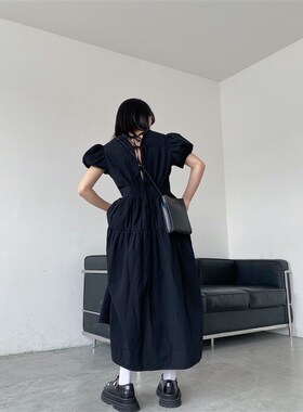 拖延症 / 巨显瘦后背绑带连衣裙 夏日不费心思的长裙