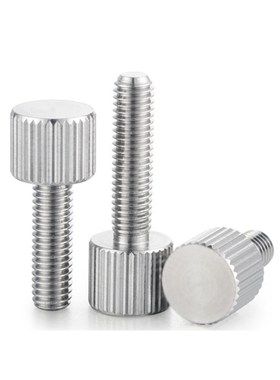 圆形滚花手拧旋钮螺丝NOBA3/4/5/6/8/10-6/10/16/20/25/30/40