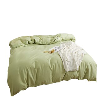 日式 简约纯c色全棉被套单件150x200x230cm被罩1.5米单人床宿舍