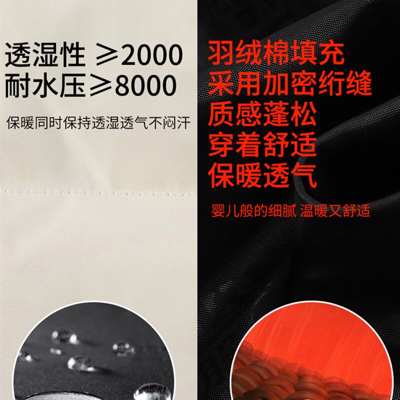 防水马夹印LOGO加厚无袖棉衣工C装保暖工衣志愿者棉服马甲定制印