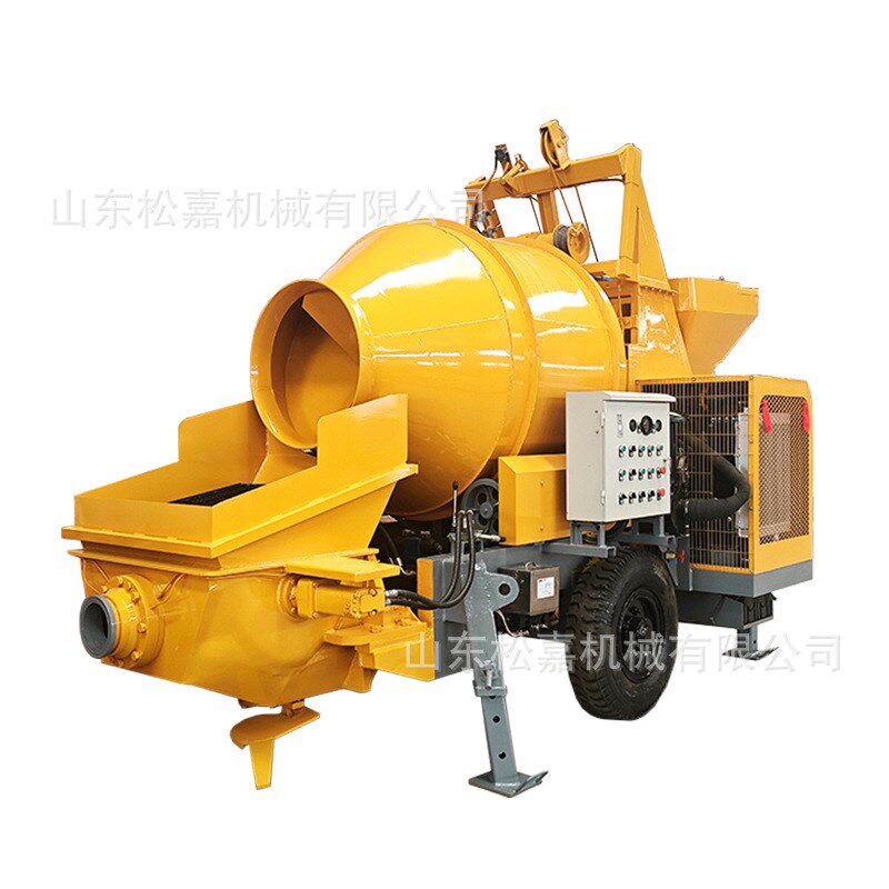 小型混凝土输送泵混o凝土搅拌输送一体泵卧式二次构造柱泵上料机