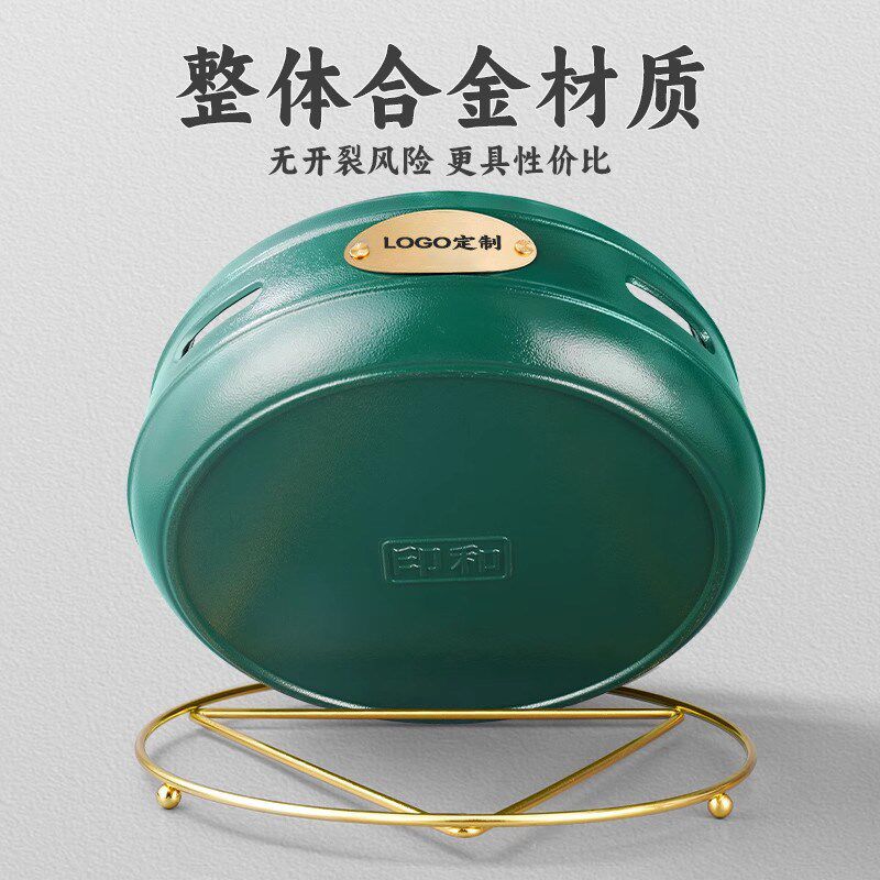 网红西塔烧烤炉 商用炭火烤肉仿泥炉 韩式桌N面碳烤炉不沾烤盘篦