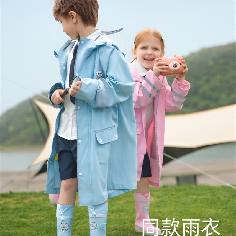 儿童雨鞋耐磨户外雨天防摔卡通防滑宝宝雨靴女款S学生雨靴男孩胶