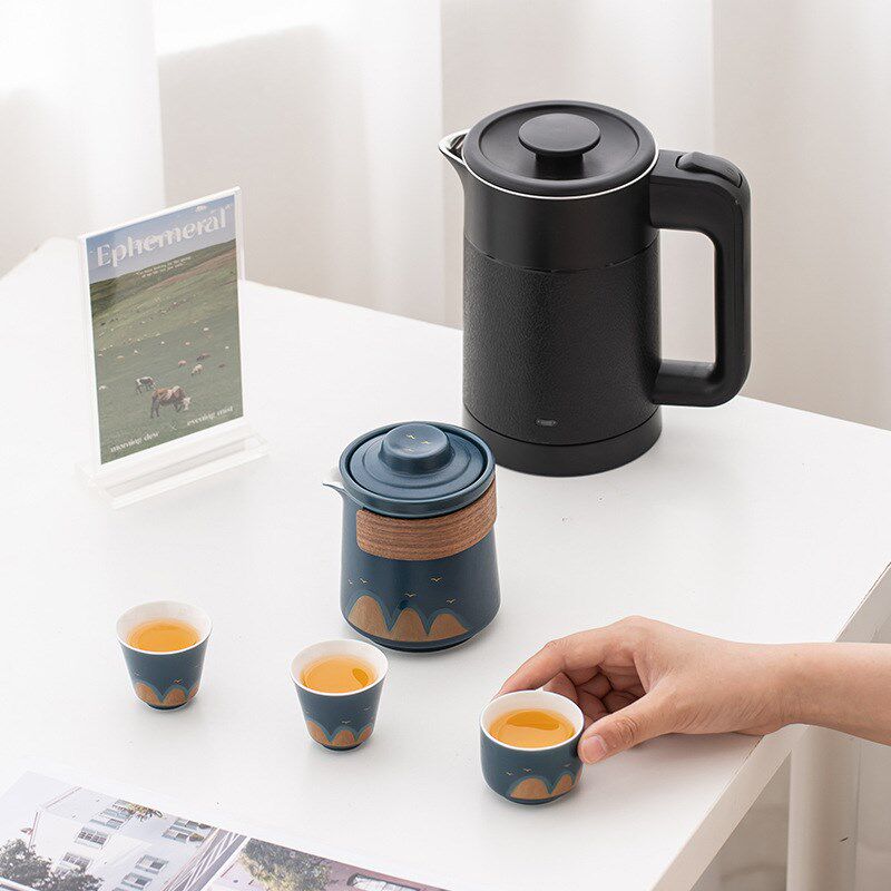 户外旅行茶具便携式出差烧水z泡茶壶露营茶具套装随手泡茶礼品