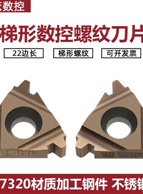 普锐克T型内外数控螺纹刀片22ER IR 4.0TR 5.0TR 6.0TR 钢件P7320