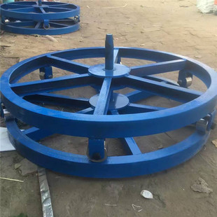 六角放线车 卧式放线盘 落地式电缆放线架 钢绞线放线圆盘