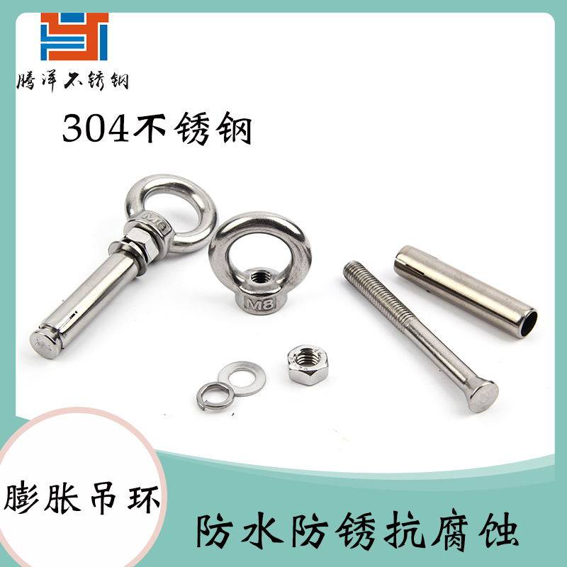 腾洋 304不锈钢膨胀吊环 带圈膨胀螺丝螺栓房顶挂钩吊环吊钩 厂价,鲜花速递/花卉仿真/绿植园艺,水枪,淘宝优惠券,粉丝福利购,淘宝优惠卷
