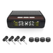 甄选胎压监测狂霸子木纹款 车载四轮胎压监测器TPMS胎压监测系统