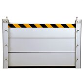 甄选铝合金防洪防汛挡水板防洪闸不锈钢防洪挡板地下车库防水墙