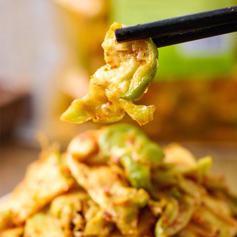 (微辣)木洞雷二娃手工榨菜250g麻辣农家下饭菜榨菜嘎嘣脆配粥