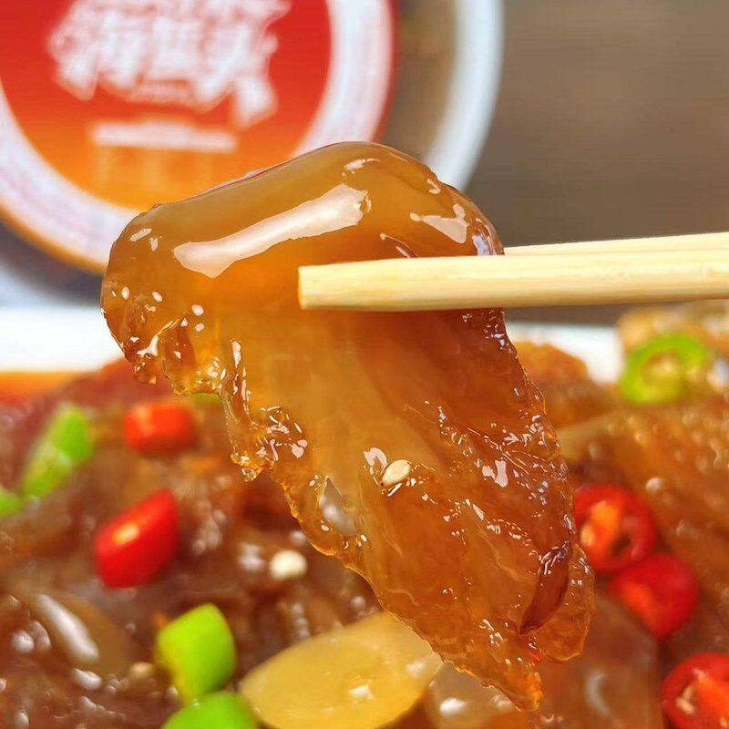 【酸辣海蜇头】即食酸辣海蜇头 新鲜老醋蜇头 即食海蜇 大连美食