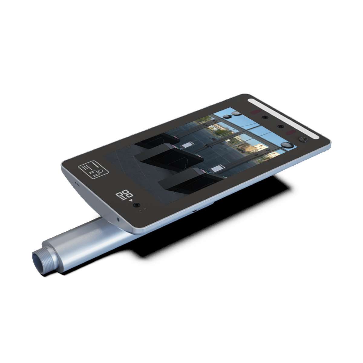 LILLIPUT数字电子哨兵闸头门禁机双目8寸人脸识别测温一体机TMT-8