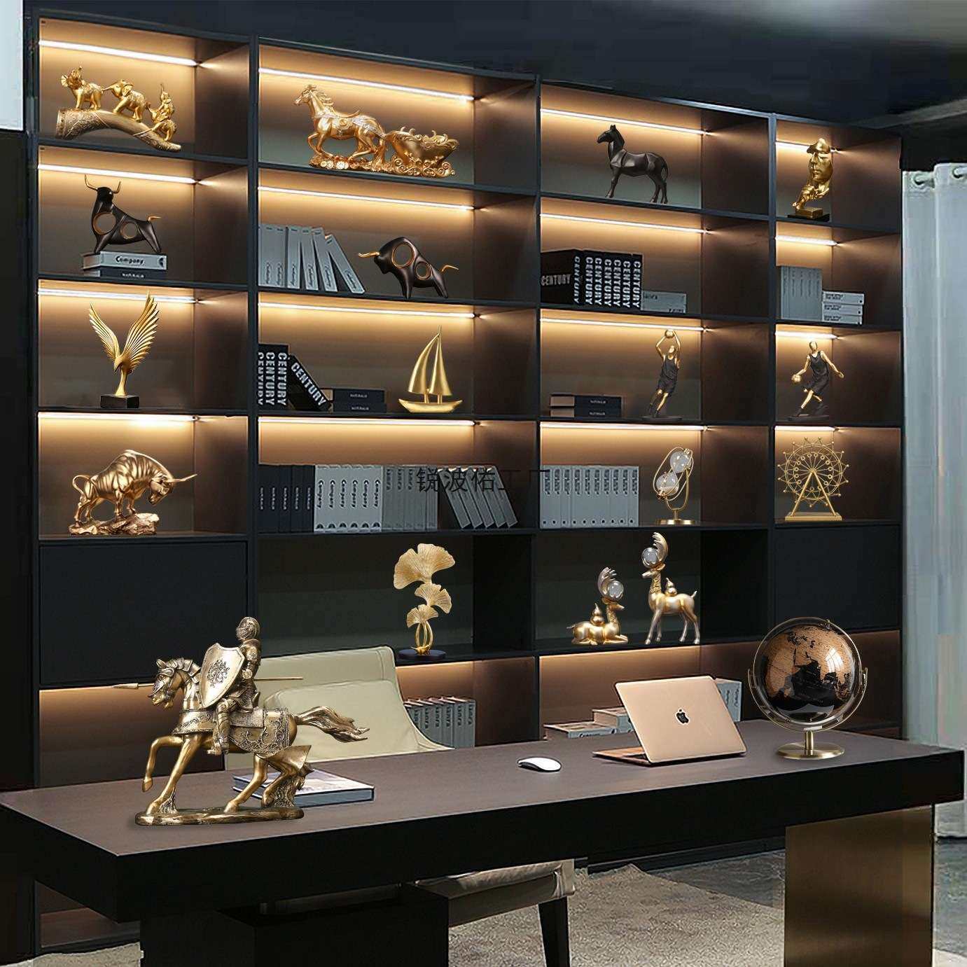 高档大气商务摆件现代轻奢老板领导办公室桌面摆设酒柜高端装饰品