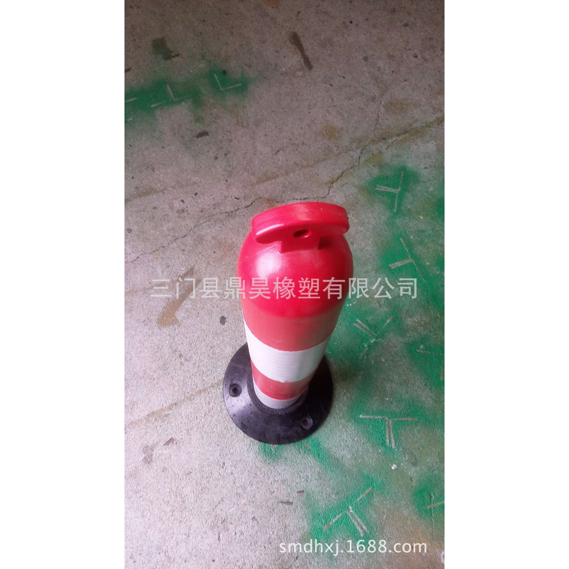 橡胶弹立柱警示桩弹性柱警示柱原生橡胶柱90弹立柱道路中间分隔桩