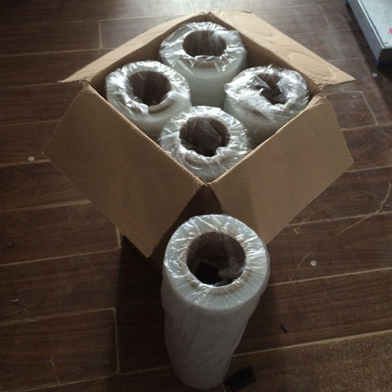 50cm宽缠绕膜PE保护膜拉伸膜塑料薄膜包装膜工业保鲜膜大卷打包膜