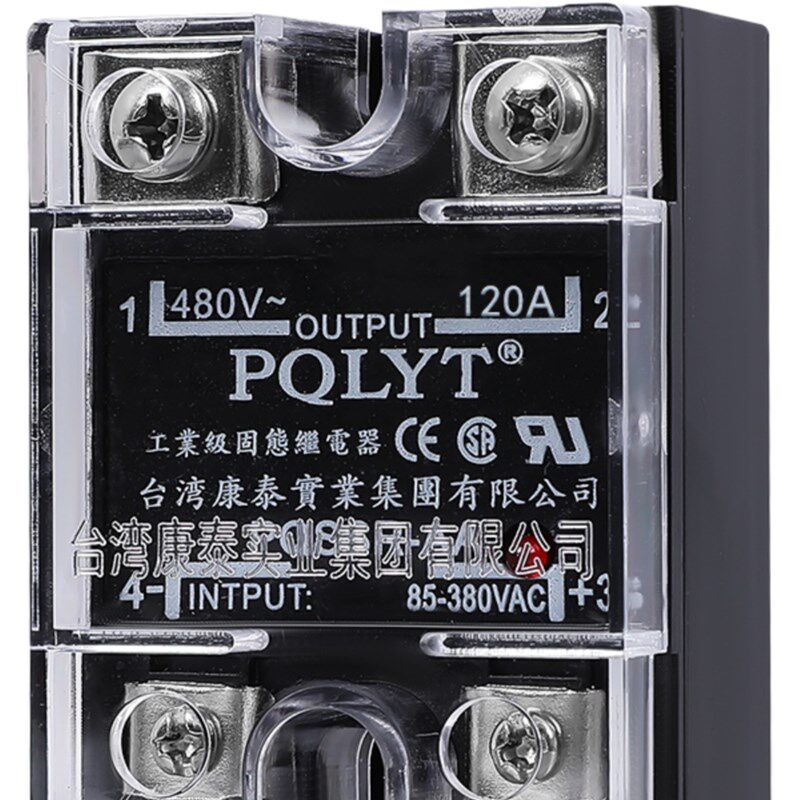 SSR-120AA 台湾康泰 单相固态继电器 PQSSR-AA 120A  交流控交流