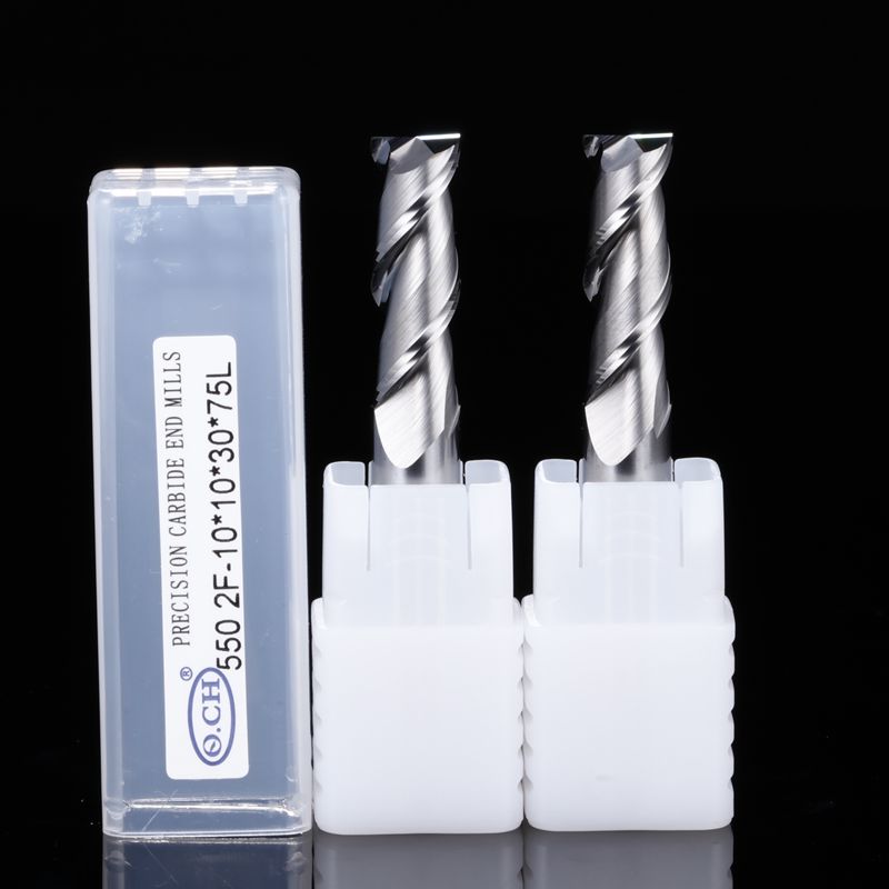 2刃铝用铣刀二刃55度1-12高光高效耐磨铝专用钨钢硬质合金铝用刀