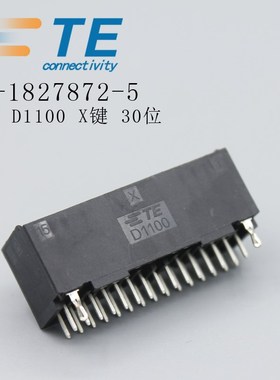 泰科TE D110 X键30位板端1-1827872-5连接器接插件安普AMP