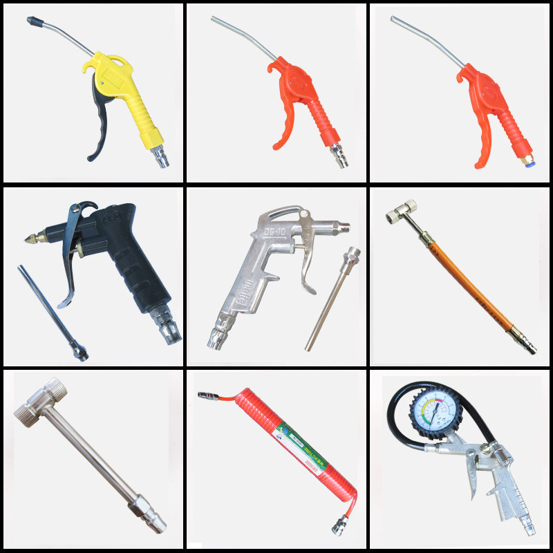 气泵除尘抢高压吹风抢打气嘴胎压枪胎压管轮胎充气弹簧管PE直气管