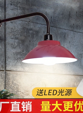 LED户外路灯工矿灯防水马路灯罩家用庭院灯过道灯门口 室外照明灯