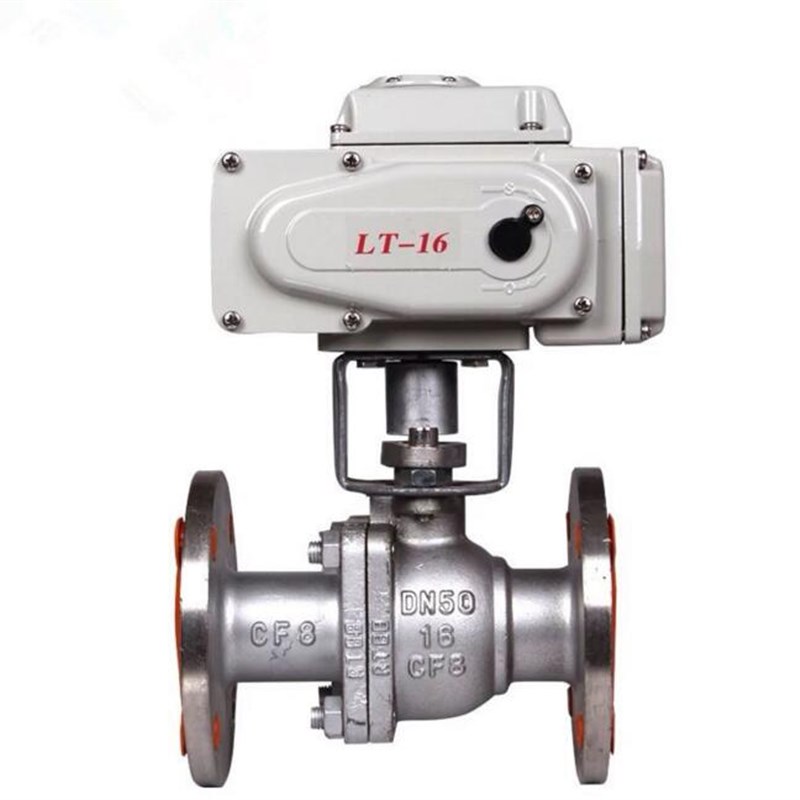 电动法兰不锈钢球阀Q941F-16/25C 16P DN15 25 50 80 100 150 200