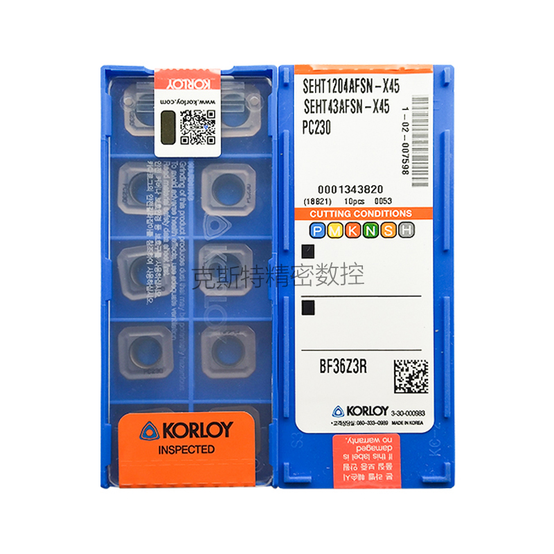 正品克洛伊数控刀片 SEHT1204AFSN-X45 PC230 加工不锈钢