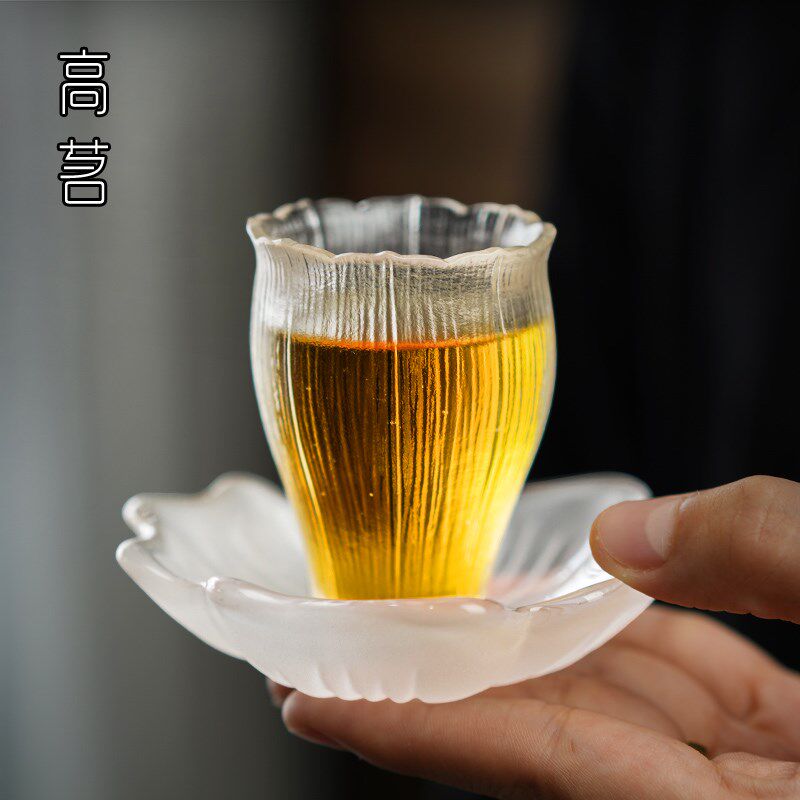 琉璃茶杯主人杯单杯女普洱功夫茶杯个人品茗杯精致闻香杯