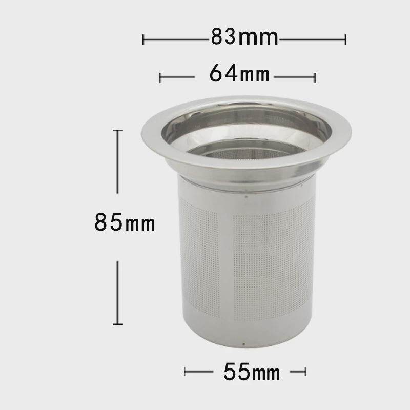 55茶滤网89口径无盖泡茶壶过滤网器内胆茶具配件茶漏至304不新款