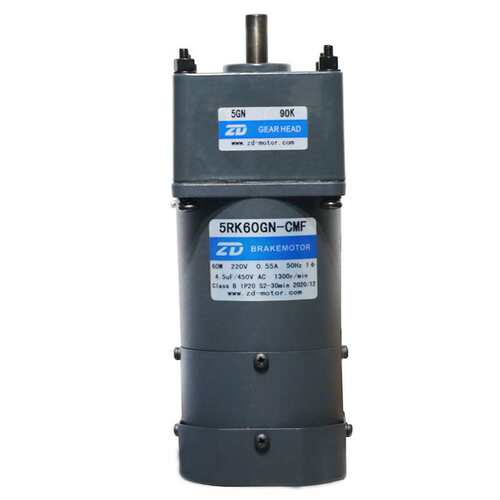 ZD中大60W电磁抱闸刹车电机5RK60GN-CFM/调速刹车电机5RK60RGN-CF