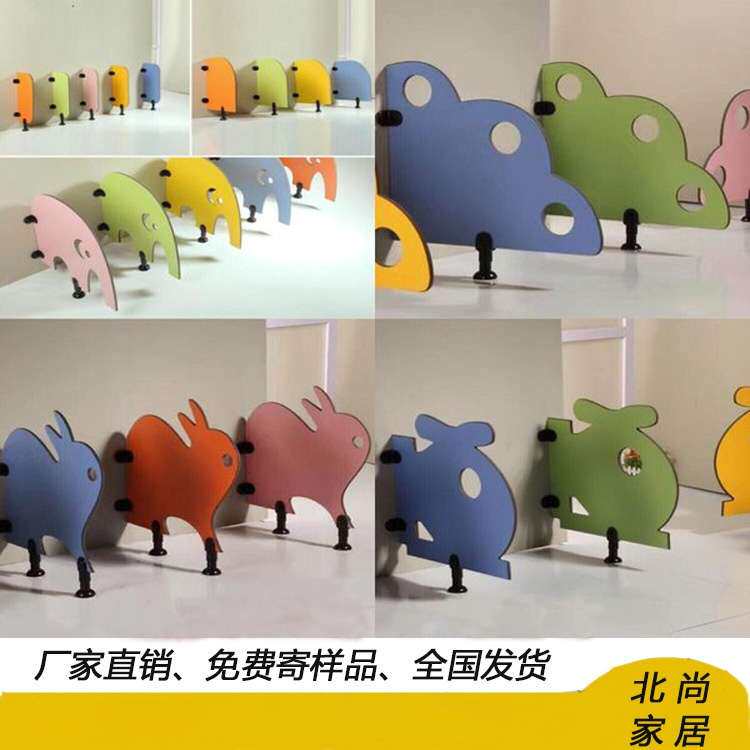 供应幼儿园卫生间隔断 塑钢PVC儿童厕所隔板 卡通儿童防潮颗粒板