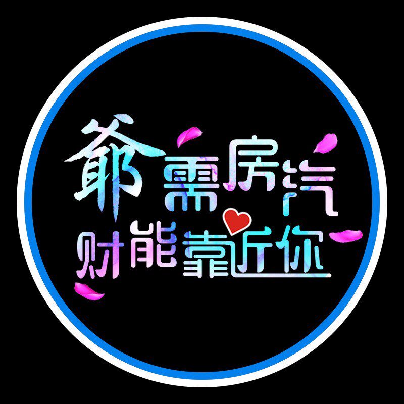 车内氛围灯汽车迎宾灯车门投影灯感应免接线充电定制logo图案礼物