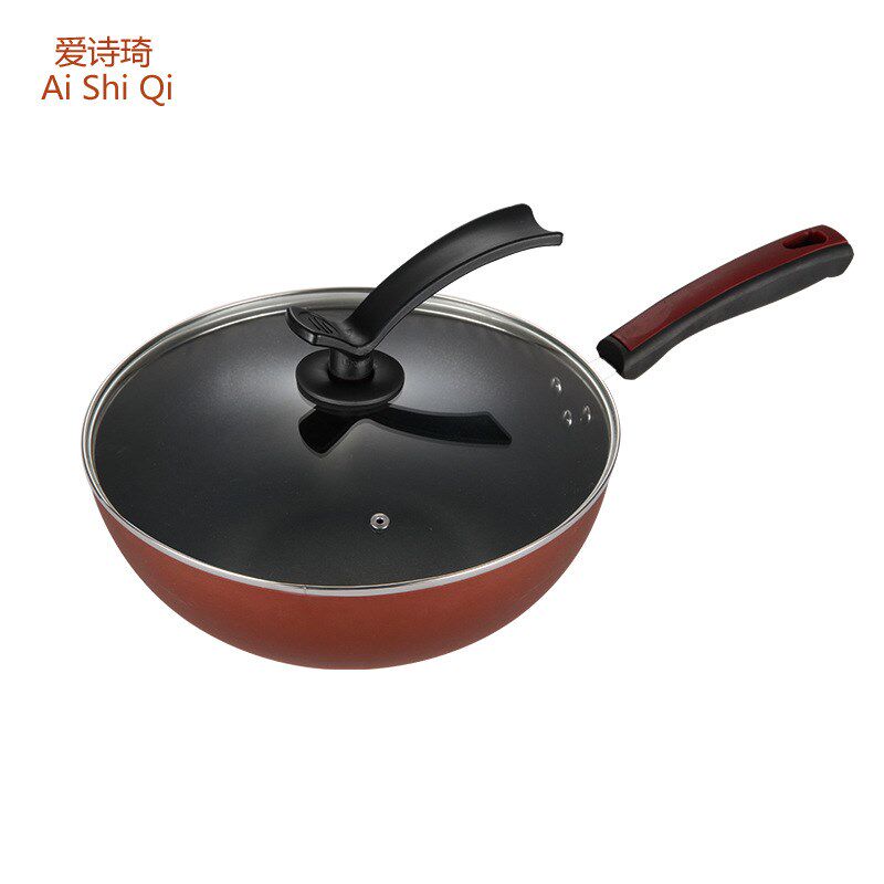 无油烟不粘锅具套装不沾平底炒锅三件套精铁不粘锅新品锅