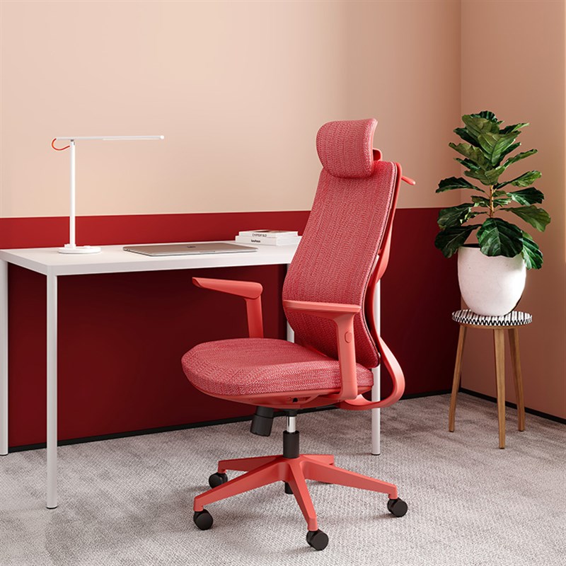 人体工学电脑椅家用书房护腰办公网布座椅靠背舒服久坐宿舍电竞椅