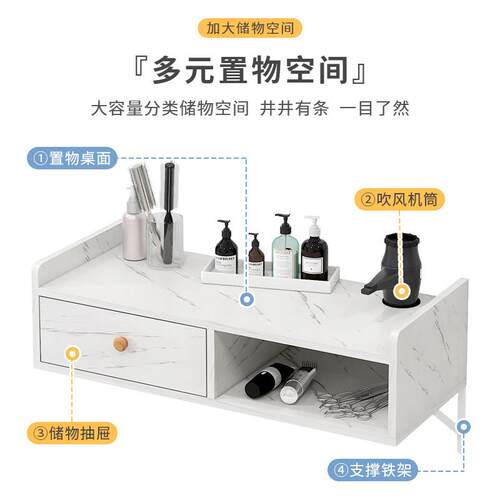 壁挂理工髲店小柜LF16子多店功能发廊专用工具台烫染式具柜美发置