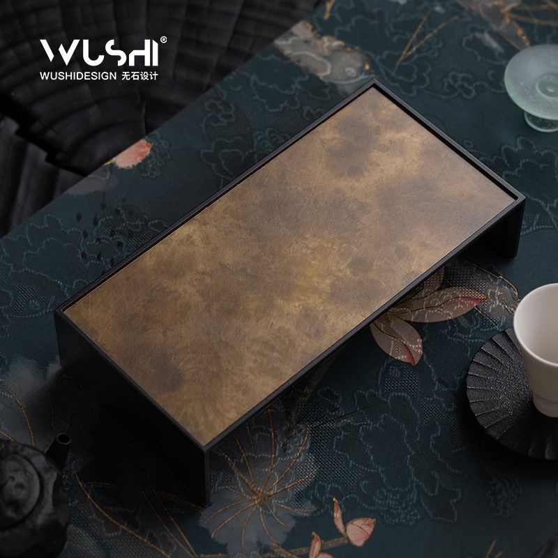 高端精致干泡f台壶承茶具装饰品摆件展示架茶道配件桌面置物架托