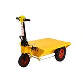 甄选中旺电动平板车 多功能平板三轮车 手推多功能推货车小推车
