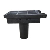 甄选铸铁泄水管 路面排水铸铁泄水管格栅 生产矩形方形铸铁落水管