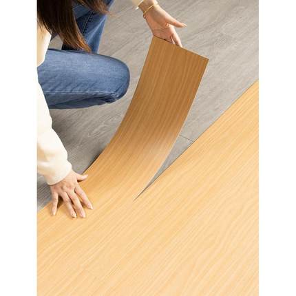 UV大尺寸地板贴自粘pvc塑胶地板足厚2.0㎜加厚耐磨防水胶地板