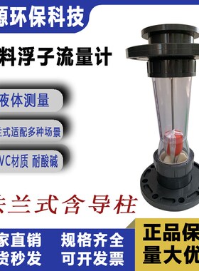 塑短管浮子转子流量计法兰液体计量DN50DN65DN80DN100DN125DN150